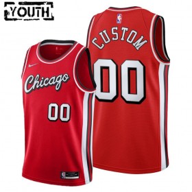 Barn Chicago Bulls Tröja Skräddarsydda Nike 2021-22 City Edition Throwback Swingman